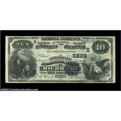 Richmond, VA - $10 1882 Date Back Fr. 545 The American NB Ch. # (S)5229An attractive example which i