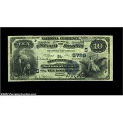 Scottsville, VA - $10 1882 Value Back Fr. 577 The Scottsville NB Ch. # (S)5725A very rare type from.