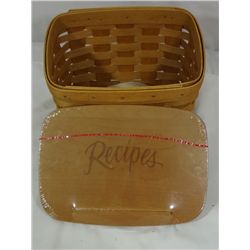 Longaberger Recipe Box/Basket 18253