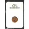 Image 1 : 1903 1C MS66 Red NGC. Attractive and full orange-red luster assumes a slightly more vivid sheen towa