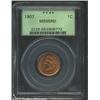 Image 1 : 1907 1C MS65 Red PCGS. Orange-red in color, the obverse contrasts with the less vibrant, golden-oran