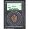Image 1 : 1909 1C MS65 Red PCGS. The otherwise cherry-red surfaces reveal a few splashes of crimson-red color.