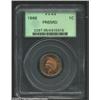 Image 1 : 1866 1C PR65 Red PCGS. Fully lustrous golden-orange surfaces reveal deeply set, olive tinged underto