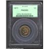 Image 1 : 1871 1C PR65 Red PCGS. A conditionally scarce survivor from an original proof delivery of at least 9