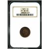 Image 1 : 1877 1C PR66 Red NGC. The silky-smooth sheen on both sides of this important 1877 Cent allows full a