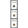 Image 1 : 1861 1C MS64 ANACS, nicely struck and well preserved with tan-gold color; 1863 MS63 ANACS, well stru