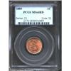 Image 1 : 1889 1C MS64 Red PCGS. Resplendent pinkish-red surfaces are both fully lustrous and free of all but.
