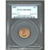 Image 1 : 1899 1C MS65 Red PCGS. Snow-2, "scarce." The 8 and final 9 in the date are repunched within the lowe