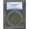 Image 1 : 1723 1/2P Hibernia Halfpenny MS65 Brown PCGS. Large Head, Prototype or Pattern. Breen-150. Nelson-5.