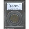 Image 1 : 1773 1/2P Virginia Halfpenny, Period MS63 Brown PCGS. Breen-180. A needle-sharp Colonial that has sm