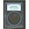 Image 1 : 1791 1C Washington Large Eagle Cent AU53 PCGS. Baker-15, R.2. A richly detailed piece that has attra