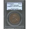 Image 1 : Undated PENNY Washington Liberty & Security Penny MS64 Red and Brown PCGS. Baker-30, R.2. Orange-bro