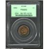 Image 1 : 1884 1C PR66 Red PCGS. The luminous peach and gold color lends exceptional eye appeal. An exquisitel