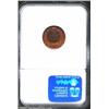 Image 2 : 1887 1C PR64 Red NGC. A razor sharp strike is pleasantly accented with glowing copper-red surfaces..