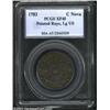 Image 1 : 1783 COPPER Nova Constellatio Copper, Pointed Rays, Large US XF45 PCGS. Crosby 1-A. Medium brown col