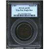 Image 1 : 1787 PIECE Immune Columbia Piece, Eagle Reverse AU55 PCGS. Breen-1137. With no border dentils eviden