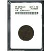 Image 1 : 1794 1/2 C--Scratched--ANACS. VF Details, Net Fine 12. B-9, C-9, R.2. Lovely medium brown patina. Th
