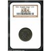 Image 1 : 1804 1/2 C Spiked Chin MS60 BN NGC. B-6, C-6, R.2. Die State 9.5, "Very scarce." A retained die brea