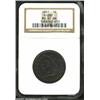 Image 1 : 1811 1C MS61 Brown NGC. S-287, R.2. This coin should be of obvious importance to Mint State type col