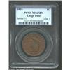 Image 1 : 1820 1C Large Date MS65 Brown PCGS. N-13, R.1. One of the most recognizable Newcomb varieties, due t