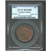 Image 1 : 1831 1C Large Letters MS65 Red and Brown PCGS. Surprisingly sharp in both the centers as well as on.