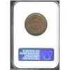 Image 2 : 1855 1C Upright 5s MS65 Red and Brown PCGS. With a delightful predominantly red appearance, this spe