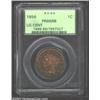 Image 1 : 1856 1C PR65 Red and Brown PCGS. N-5. With broad, squared off borders and appreciable reflectivity i