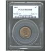 Image 1 : 1868 1C MS65 Red PCGS. A boldly detailed Gem example, this piece has dappled orange-gold surfaces wi