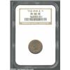 Image 1 : 1873 1C Open 3 MS66 Red and Brown NGC. The obverse has consistent light golden-brown color, while th