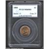 Image 1 : 1884 1C MS65 Red PCGS. Sharply struck with bright orange-red color covers most of the obverse with e