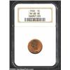 Image 1 : 1908 1C MS65 Red NGC. A boldly struck Gem with bright orange-gold color and immaculate surfaces. The