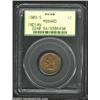 Image 1 : 1909-S 1C MS64 Red PCGS. Textured surfaces reveal several copper spots and minor abrasions, but the.