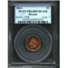 Image 1 : 1864 1C Bronze PR64 Deep Cameo PCGS. The fields are deeply mirrored and the surfaces are deep cherry