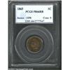 Image 1 : 1865 1C PR66 Red and Brown PCGS. This was the first year of full production with the new design with