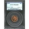 Image 1 : 1870 1C PR64 Red PCGS. Type One Reverse. Struck from the "Shallow N" reverse hub, and not rare in th