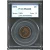 Image 1 : 1872 1C PR66 Red and Brown PCGS. All proofs of this year are struck from a modified reverse die that