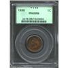 Image 1 : 1896 1C PR66 Red and Brown PCGS. Snow-1. This proof variant shows light repunching inside the upper.