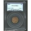 Image 1 : 1860 1C PR64 PCGS. An exquisitely struck near-Gem that has lovely olive-brown color and immaculate s