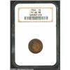 Image 1 : 1866 1C PR66 Red and Brown NGC. Razor sharp striking detail is readily evident through an overlay of