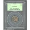 Image 1 : 1871 1C PR65 Red PCGS. Formerly offered as lot 6046 in our 2002 New York Sale, where it was describe