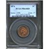 Image 1 : 1874 1C PR64 Red PCGS. Mellow mint red, and attractive. With a mintage of 700 or so pieces struck, t