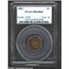 Image 1 : 1881 1C PR64 Red PCGS. The bright orange-gold fields have an occasional freckly of icy-blue iridesce