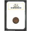Image 1 : 1881 1C PR66 Red NGC. A gorgeous Gem that has luminous orange and rose color. Flashy and well struck
