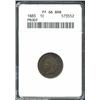 Image 1 : 1883 1C PR66 Brown ANACS. Looking at this nicely preserved proof Indian straight on just doesn't do.