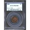 Image 1 : 1884 1C PR65 Red and Brown PCGS. Bright pumpkin-orange peripheral color frames the iridescent lilac-