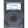 Image 1 : 1891 1C PR64 Red and Brown PCGS. Vivid copper-gold and violet hues radiate from the reflective field