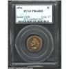 Image 1 : 1894 1C PR64 Red PCGS. A frosty, just-miss gem with considerable reflectivity and mild cameo contras