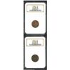 Image 1 : 1896 1C PR65 Brown NGC; and an 1897 PR65 Brown NGC. Despite the color designation, and despite the f