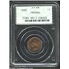 Image 1 : 1899 1C PR65 Red PCGS. Subdued red color includes hints of purple and maroon. Reflective and mark-fr