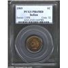 Image 1 : 1909 1C PR65 Red PCGS. This final-year proof displays full orange-red luster and original olive ting